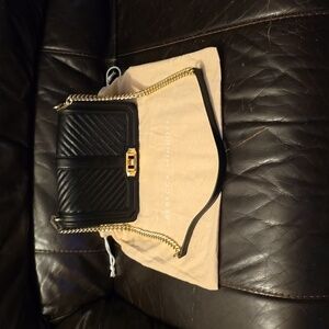 Rebecca Minkoff Chevron Quilted Small Love Crossbody